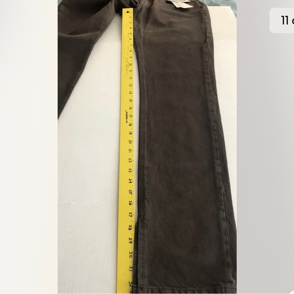 NWT Zara Sweet Mocha colored slit bottom jeans - Picture 6 of 8